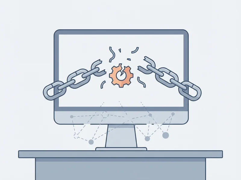 404 error page example showing how broken links damage user trust