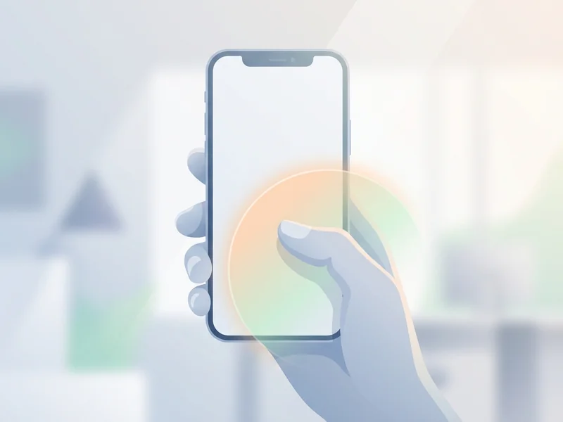 Hand holding smartphone demonstrating the thumb zone for mobile website usability