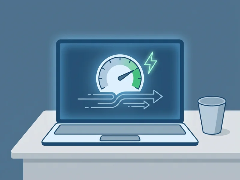 Website speed test results showing fast load time, boosting customer confidence