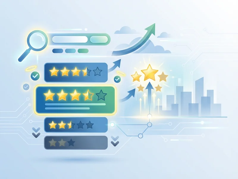 Google search results showing professional services with star ratings and reviews, demonstrating online visibility importance