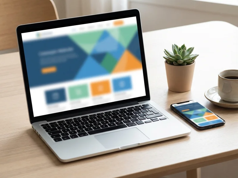 Example of clean, professional fitness studio website displayed on laptop and mobile phone