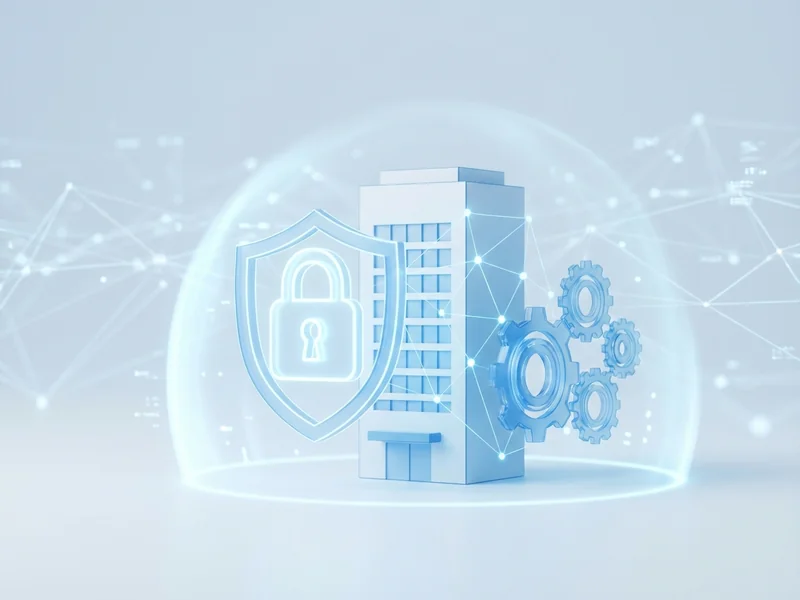 Digital shield protecting a business representing ongoing security management