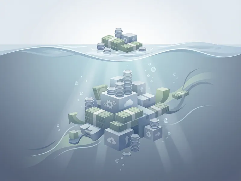 Calculator showing DIY website hidden costs adding up: base plan, domain, apps, and premium features