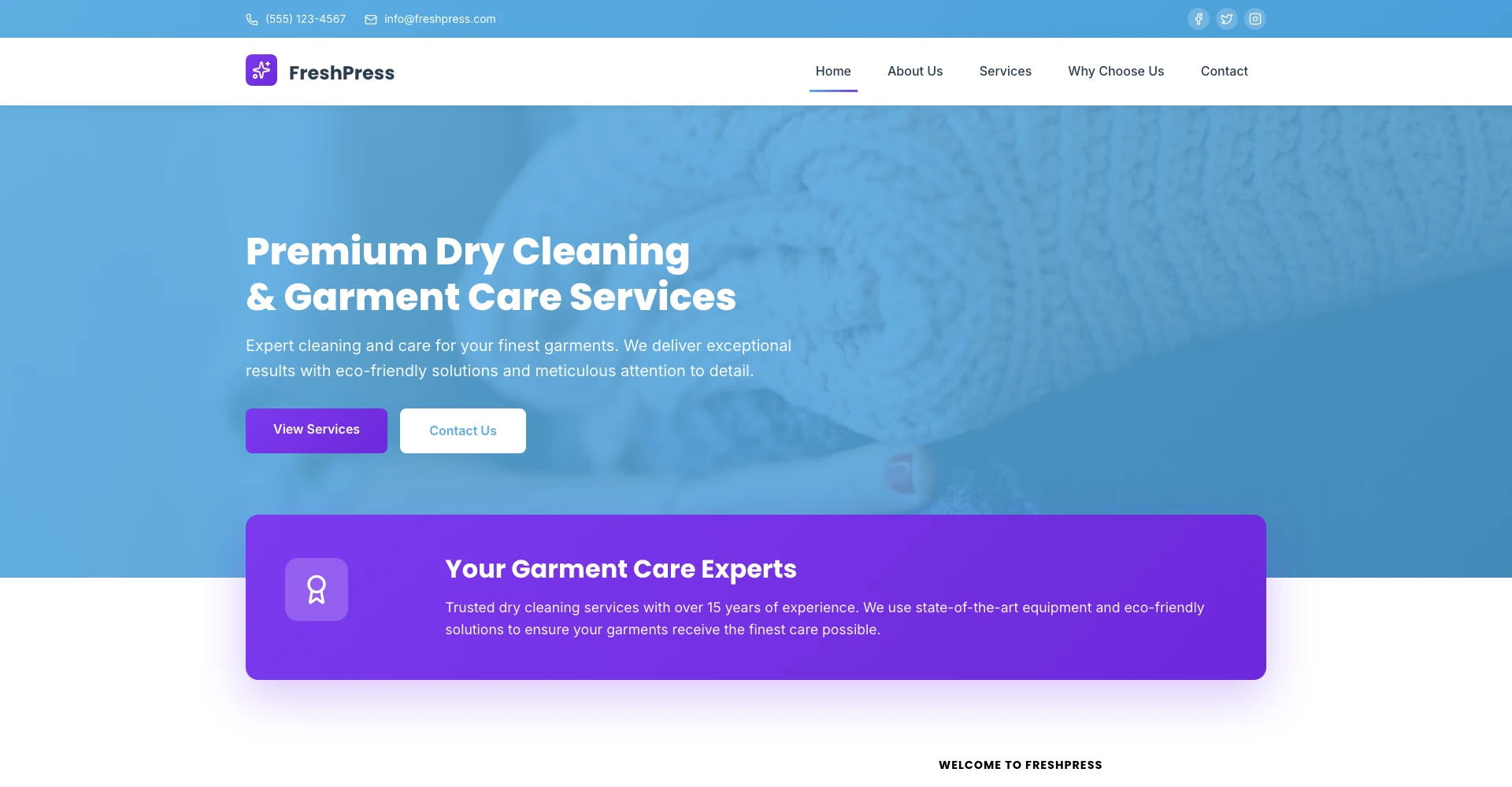 Dry Cleaning template