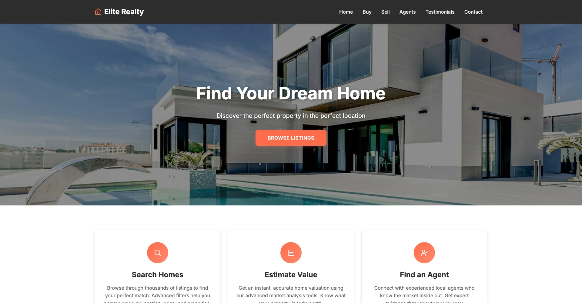 Elite Realty template