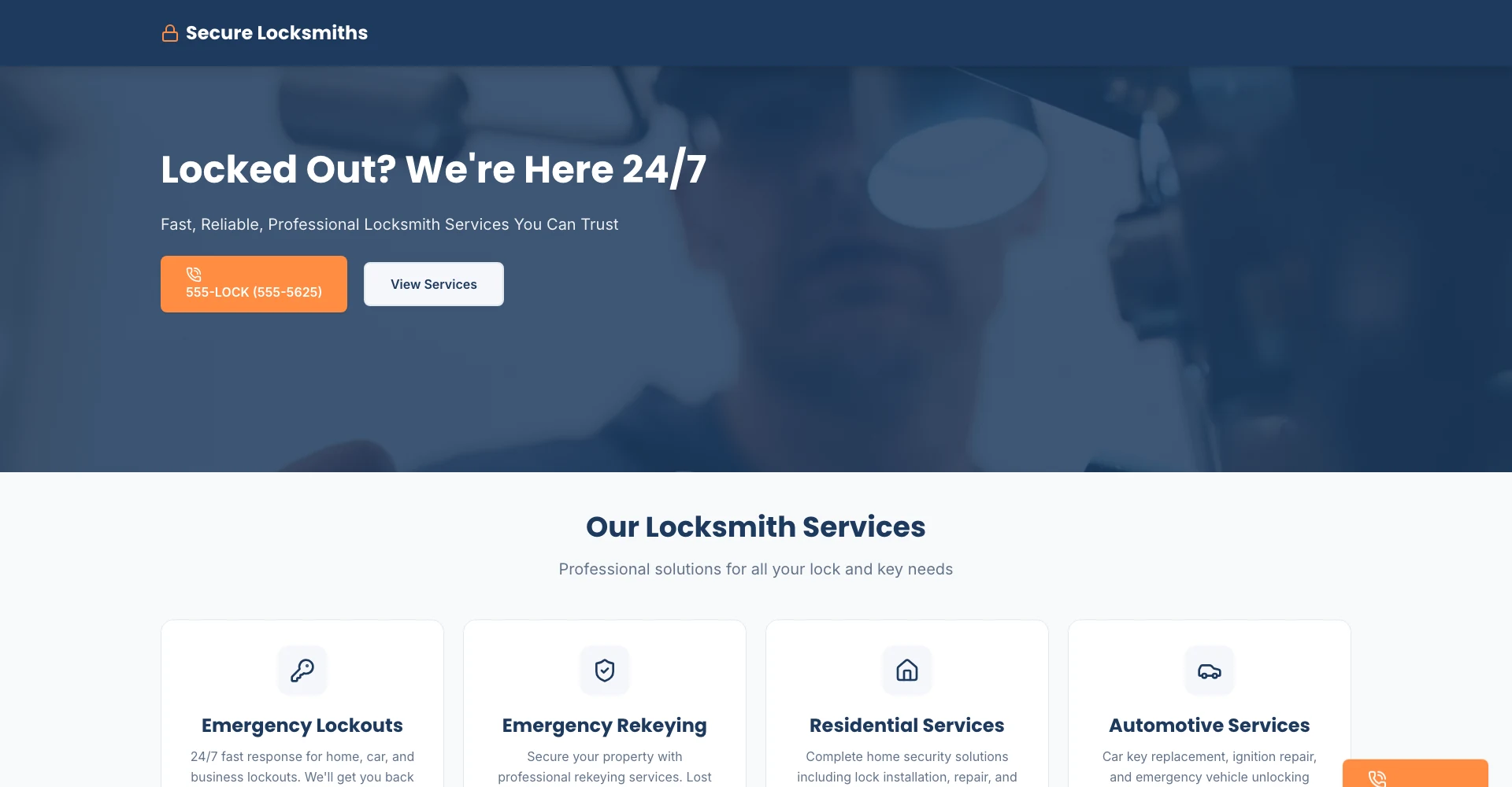 Locksmith Services template