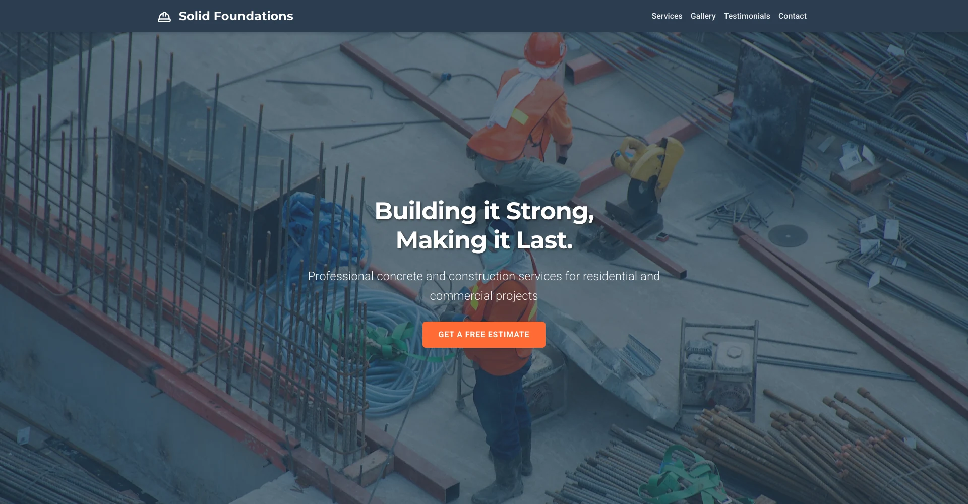 Solid Foundations template